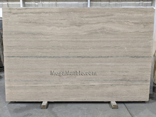 Silver Travertine Honed Slabs