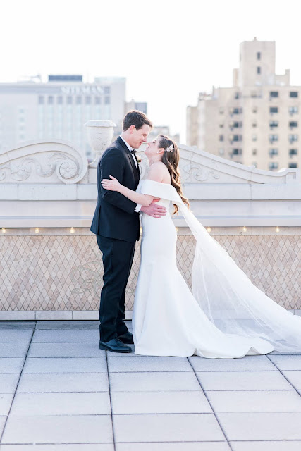 Amanda & George's Outdoor Winter Wedding at The Chase Park Plaza | St. Louis Wedding Photographer & Videographer