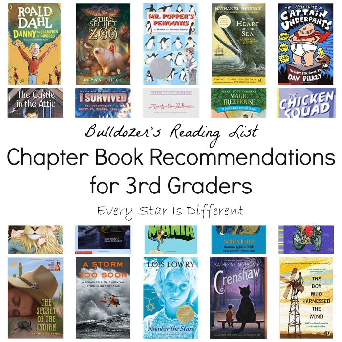 Chapter Book Recommendations for 3rd Graders