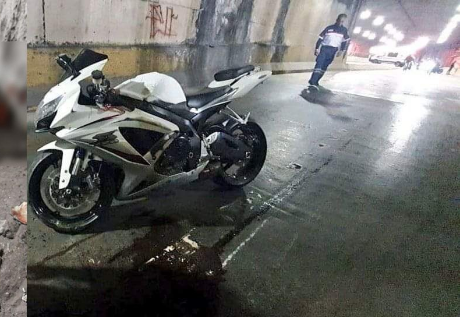 Por no respetar los límites de velocidad, motociclista se accidenta y se decapita en Túnel del centro de Guadalajara