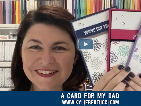 Card for my Dad | Kylie's Facebook Live Recording