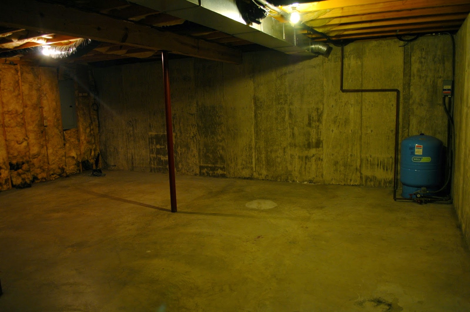 The Joyful House Dark Basement Before and After