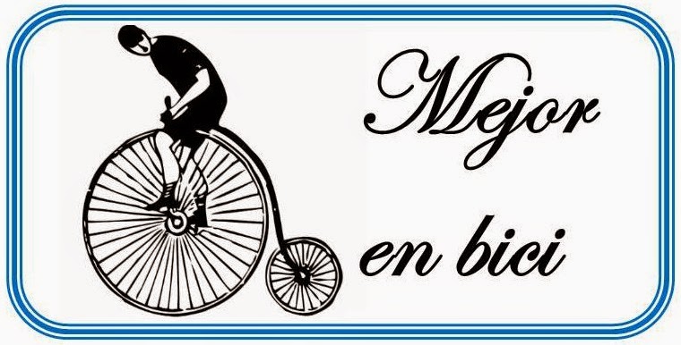 Mejor en bici.