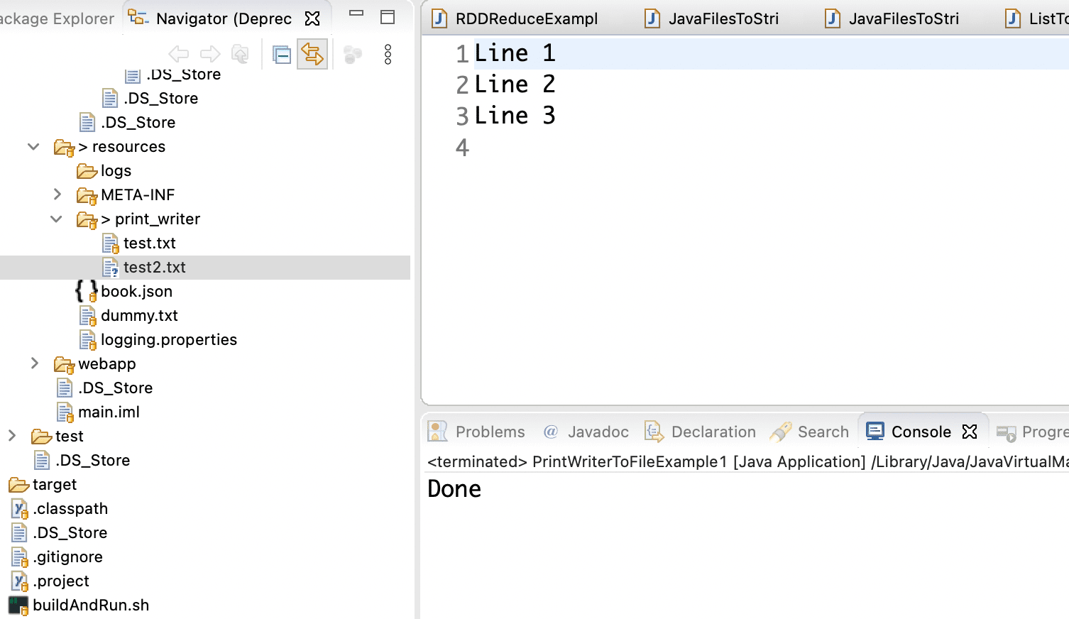 How to use PrintWriter and File classes in Java?