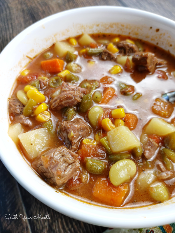 365 Days of Baking & More - Classic Vegetable Beef Soup ❤