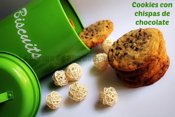 COOKIES CON CHISPAS DE CHOCOLATE