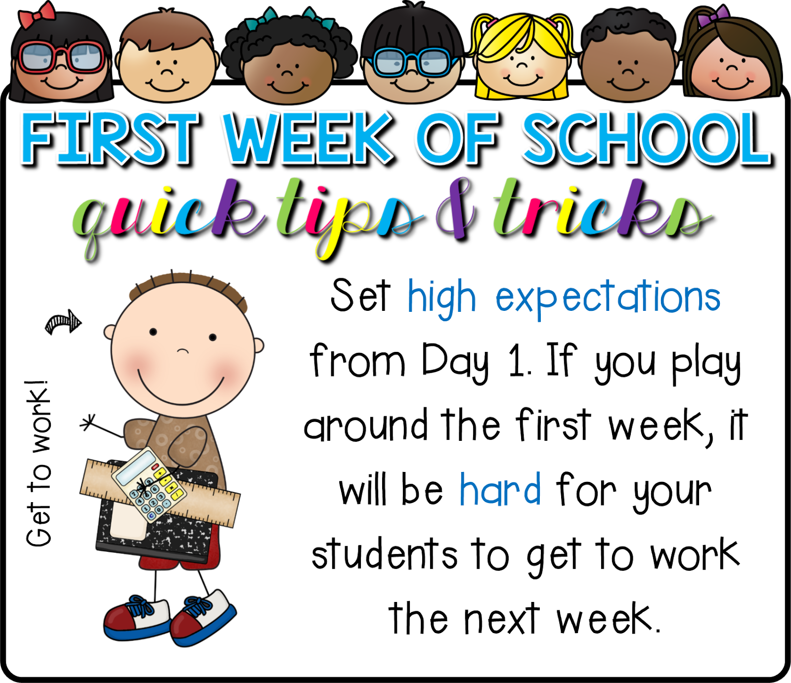 Read Like A Rock Star! : First Week of School: Quick Tips and Tricks ...