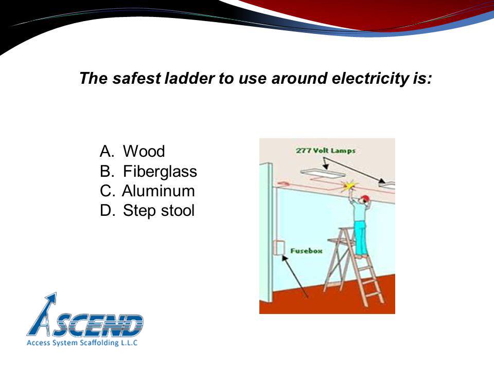 to Ascend Access System Scaffolding L.L.C Ladder Safety Quiz