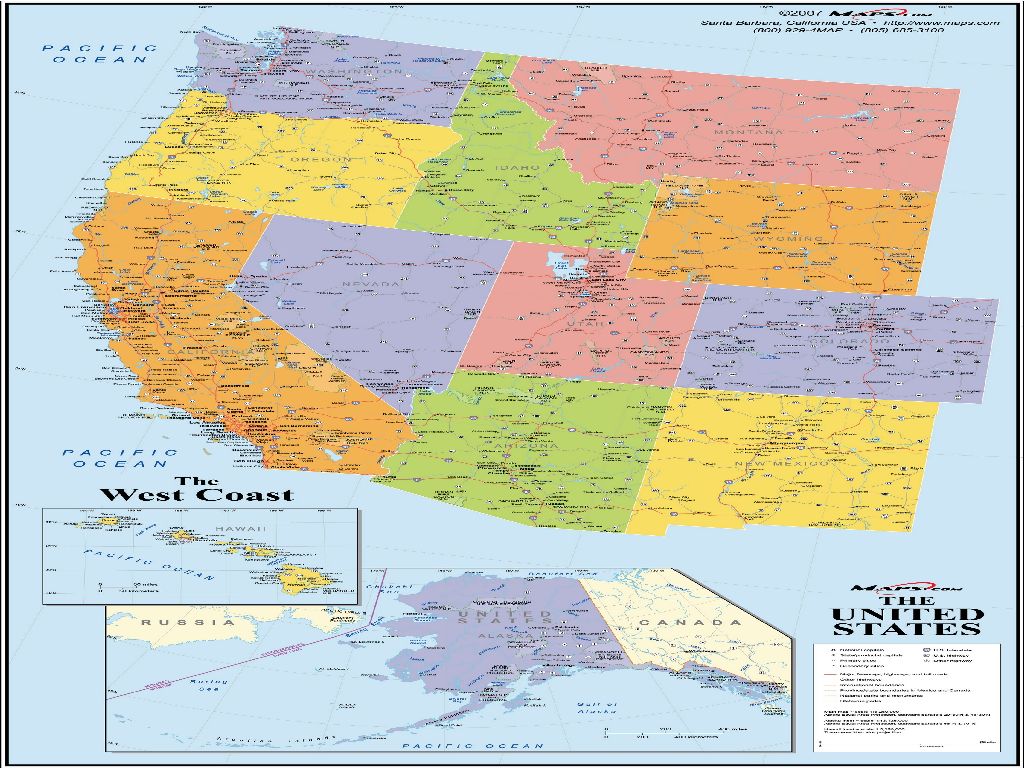 Usa Map 2018 02 19 18 - Map Of United States West Coast