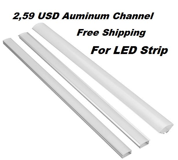 Best price 50cm Aluminum Channel Holder For LED Strip