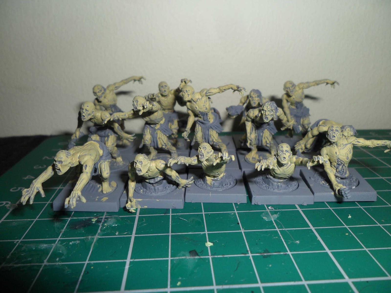 Turno's Wargaming blog Painting Kings of War Undead Zombies