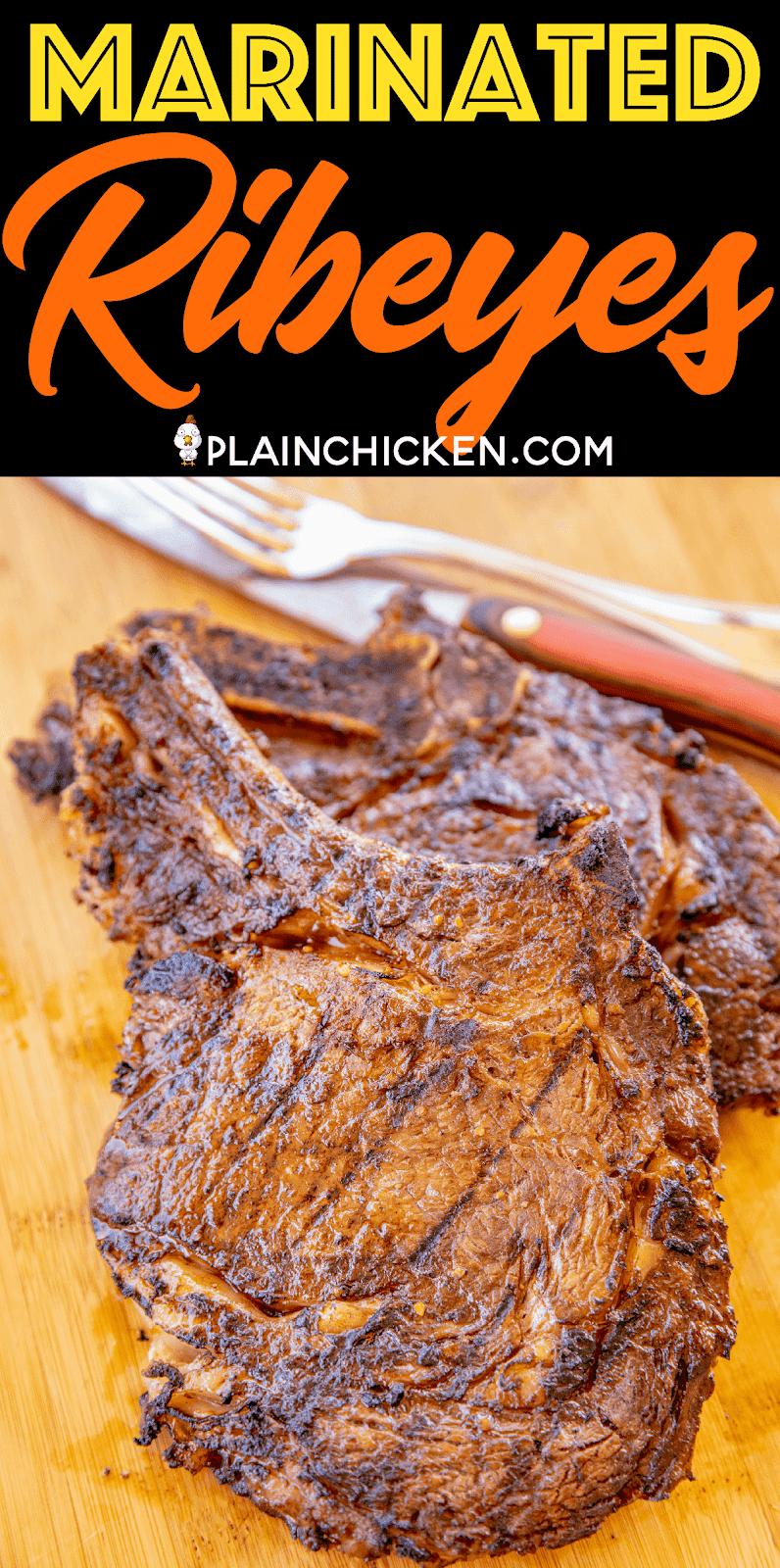 Marinated Ribeyes Plain Chicken®