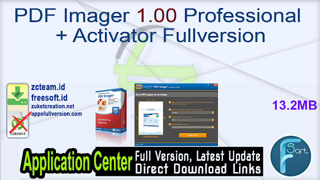 PDF Imager 1.00 Professional + Activator Fullversion