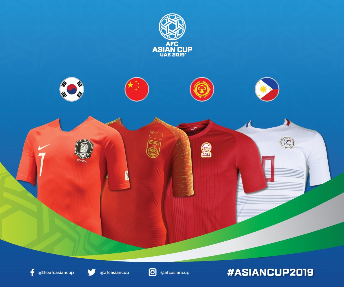 All 2019 Afc Asian Cup Kits - 24 Teams - Footy Headlines