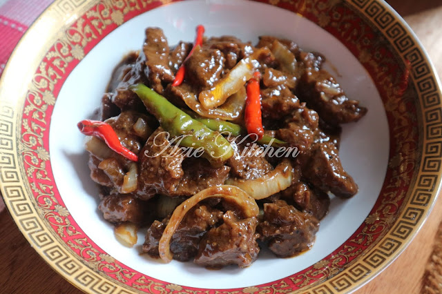 Daging Masak Black Pepper Yang Mudah Dan Sedap