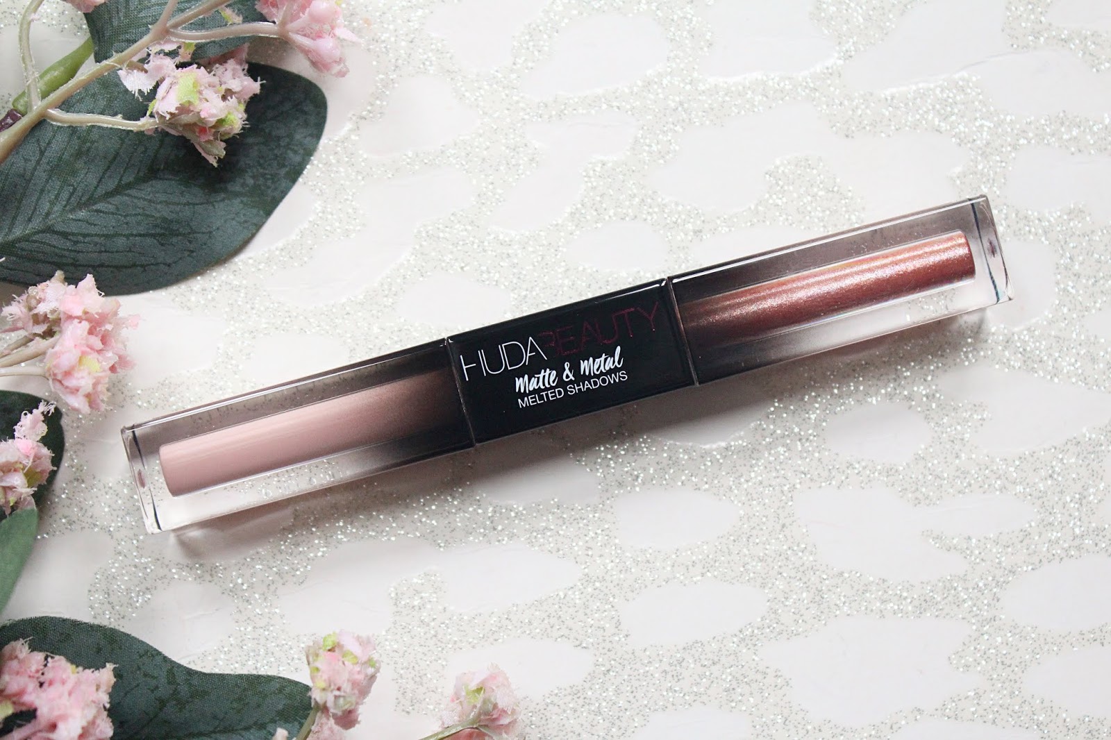 Huda Beauty Matte & Metal Melted Shadows in Pink Champagne — Hannah Heartss