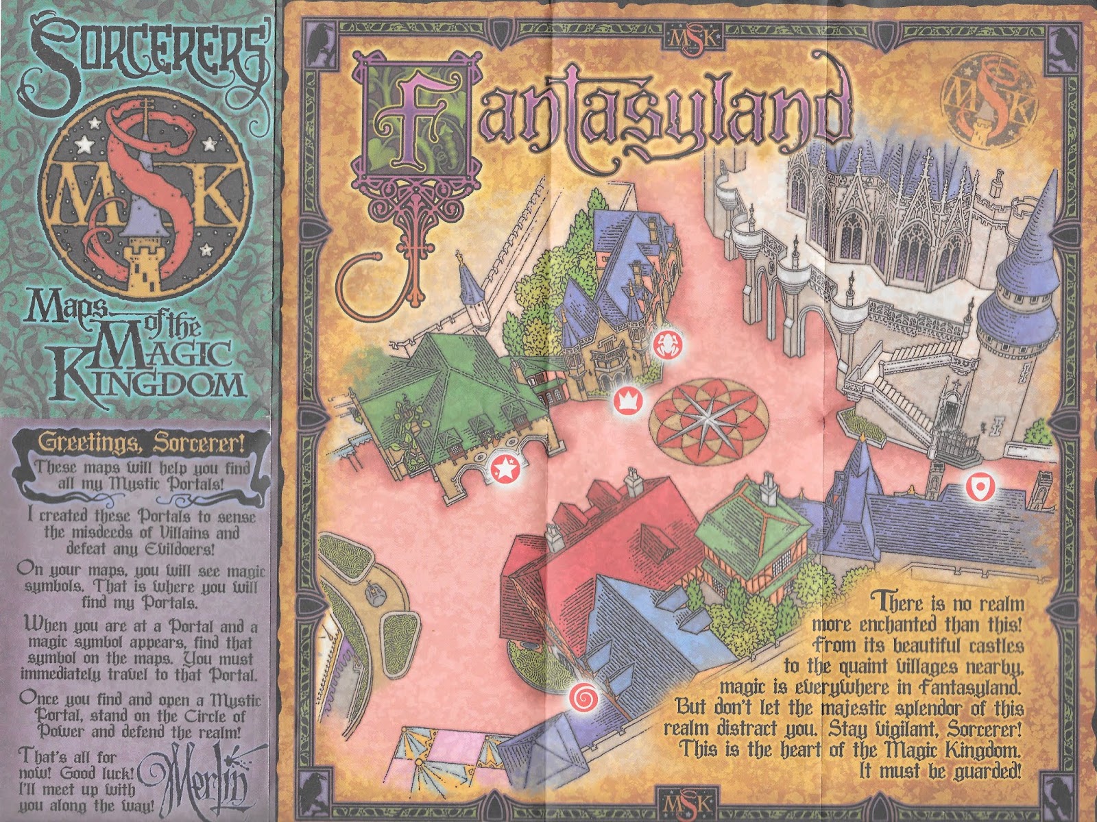 Sorcerers Of The Magic Kingdom Map