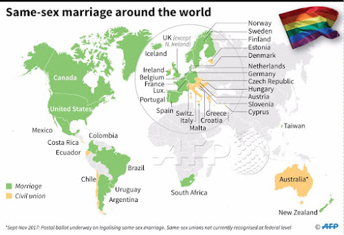 Same-sex marriage around the world