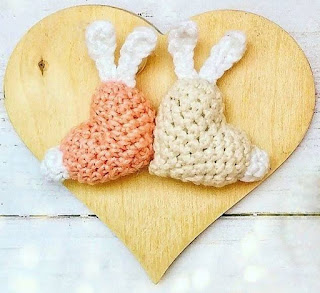 PATRON GRATIS CORAZON CONEJO AMIGURUMI 48546 💗🐰