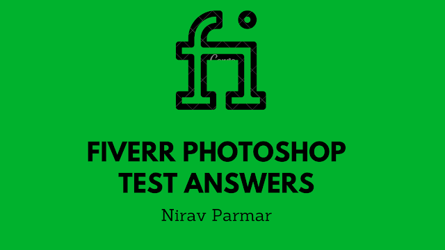 Fiverr Photoshop Test Answers