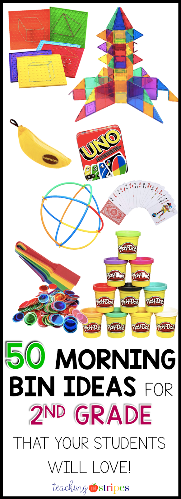 50 Great Ideas for Morning Bins for 2nd Graders Teaching in Stripes