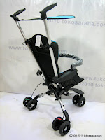 5 BabyElle S300 Wave LightWeight Baby Stroller with Travel Bag