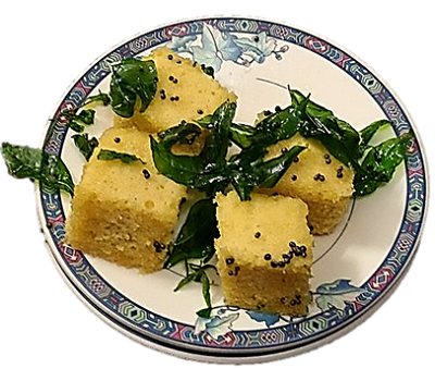 Nutritious Protein-Rich Dhokla of Green Moong Dal Flour.