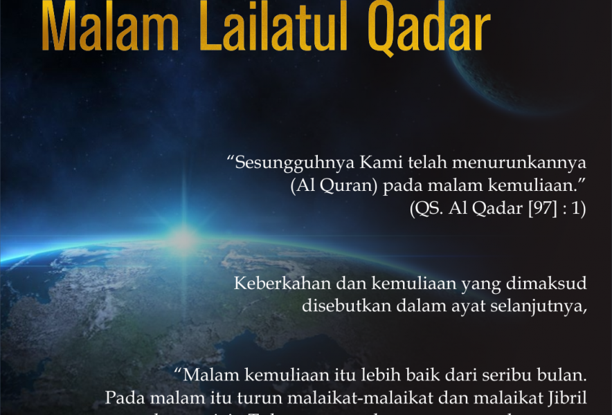 Keistimewaan Malam Lailatul Qadar SD MUHAMMADIYAH BOGOR PLAYEN