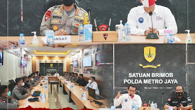 Satbrimob Polda Metro Jaya Gandeng SMSI Gelar Pelatihan Jurnalistik