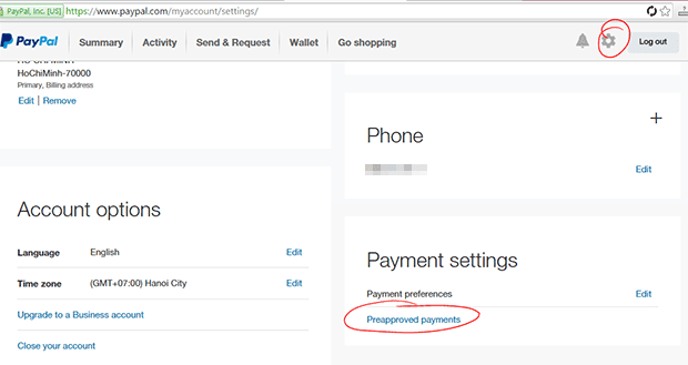 Cách hủy tự động thanh toán Paypal ở các trang mua hàng