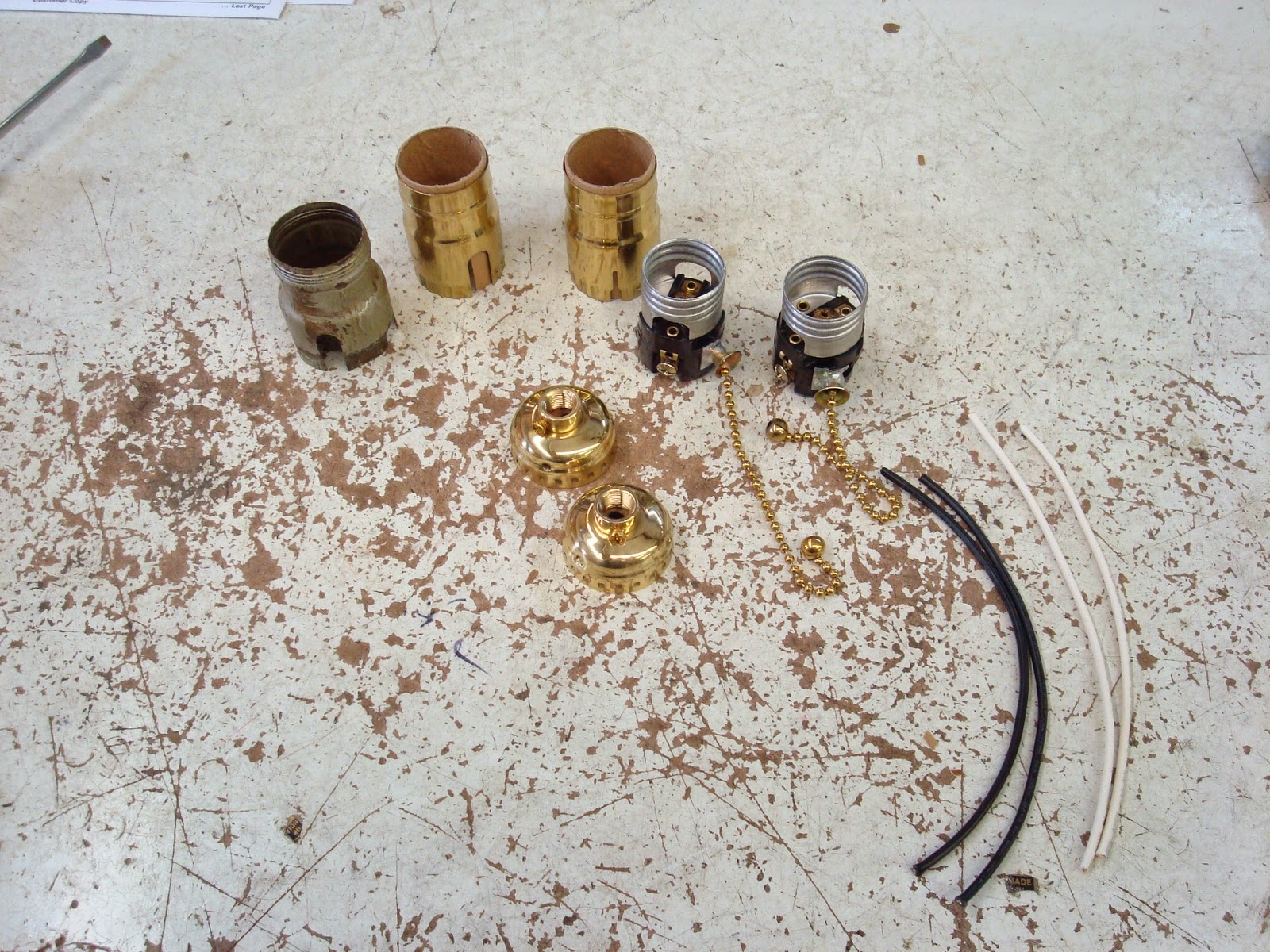 Lamp Parts and Repair Lamp Doctor Floor Lamp with Busted Socket