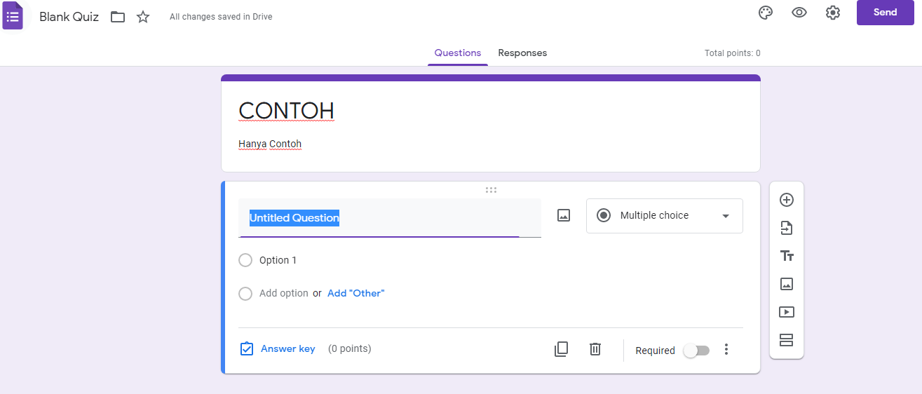 Cara Membuat Quiz Online Google Form dari HP dan PC Cara Membuat Quiz Online Google Form dari HP dan PC