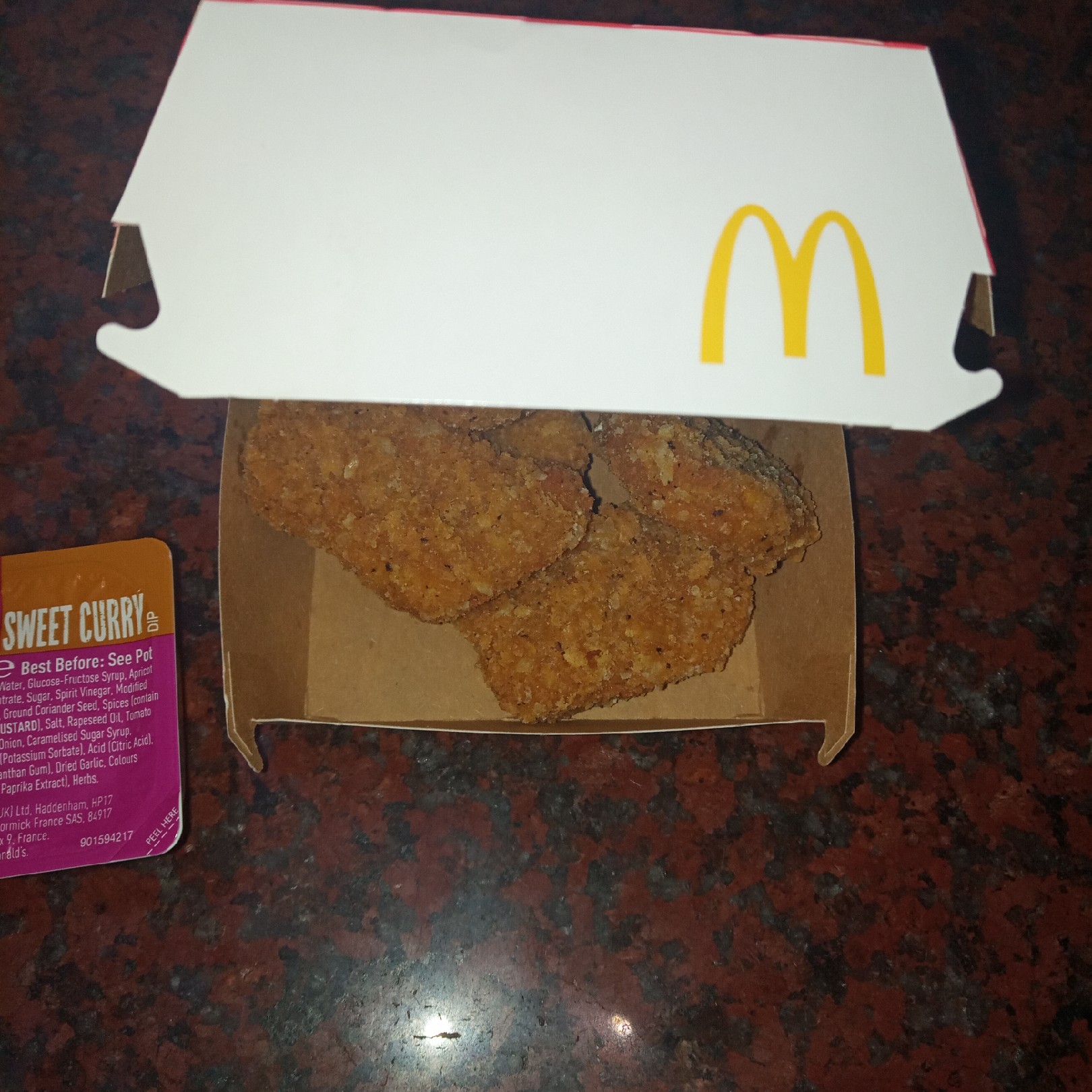 Supersupergirl's Food Reviews McDonalds Katsu Curry Chicken McNuggets