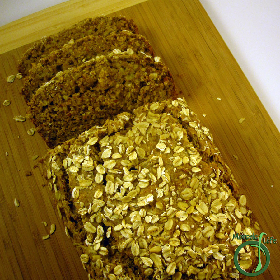 Morsels of Life - Banana Walnut Bread - A healthy and filling banana bread with walnuts.