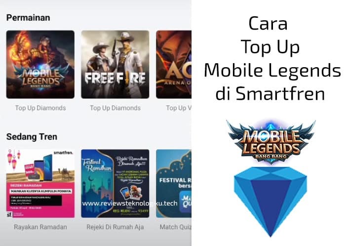 Cara Top Up Diamond Mobile Legends Pakai Pulsa Smartfren