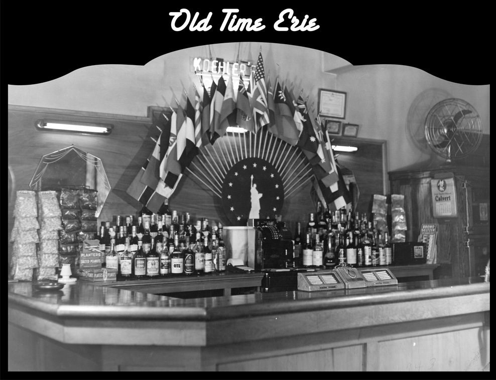 Old Time Erie Amity Inn Bar With Neon Koehler Beer Sign