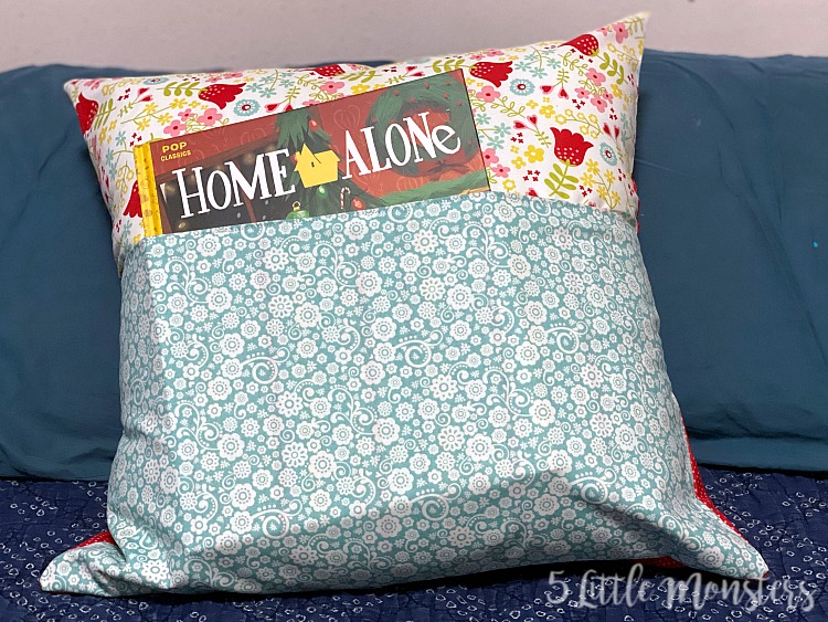 pillow with a pocket
