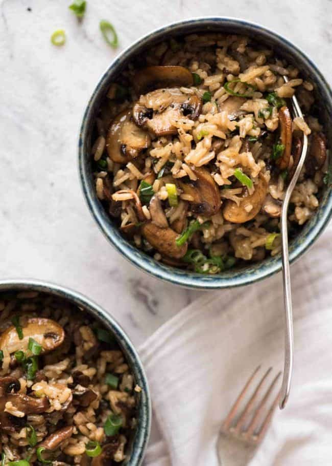 HEALTHY MUSHROOM RICE RECIPE