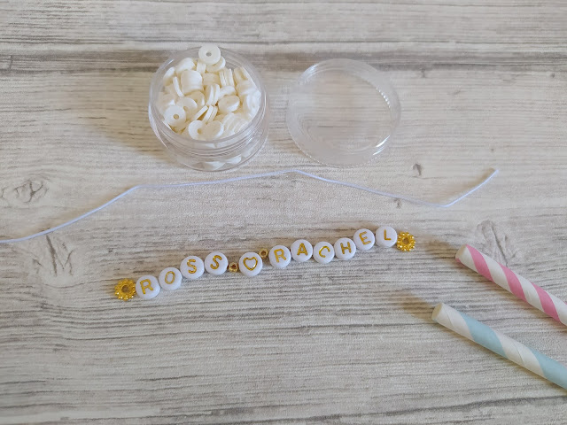 DIY : Perles Heishi bracelet Ross & Rachel Friends