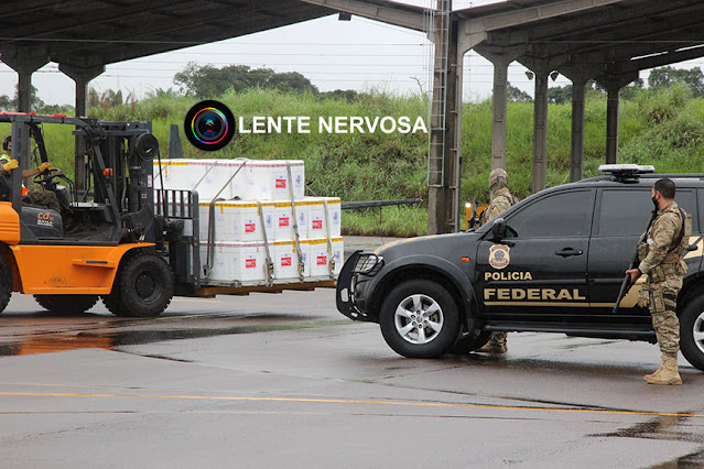 Avião da Força Aérea pousa em Porto Velho com quase 50 mil doses da CoronaVac