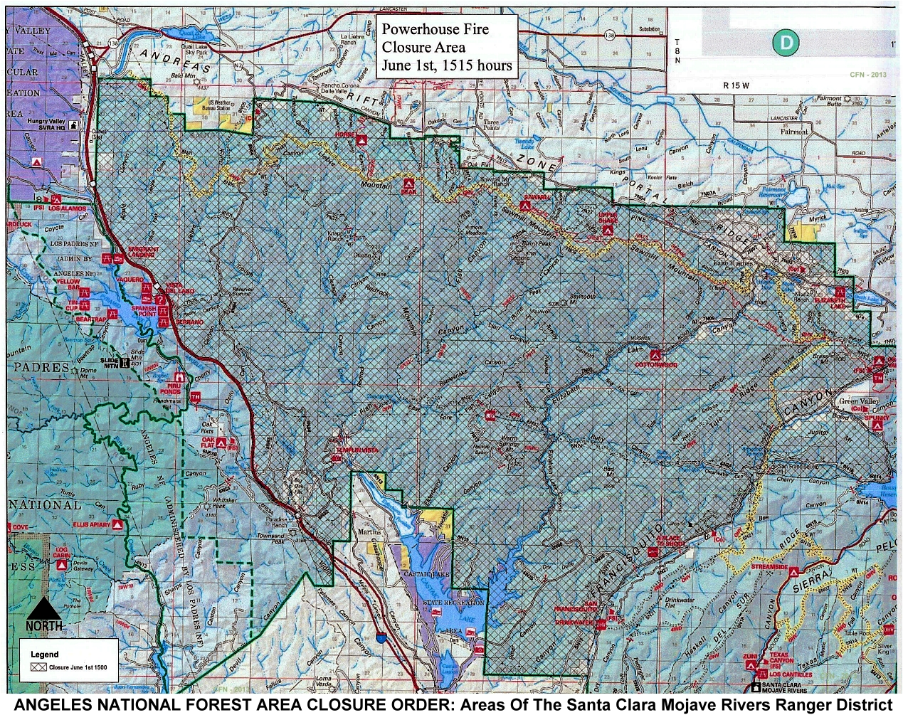 CFN - CALIFORNIA FIRE NEWS - CAL FIRE NEWS : ANGELES NATIONAL FOREST 