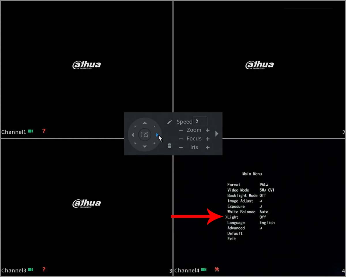  Turn Off the White Light in Dahua Cameras