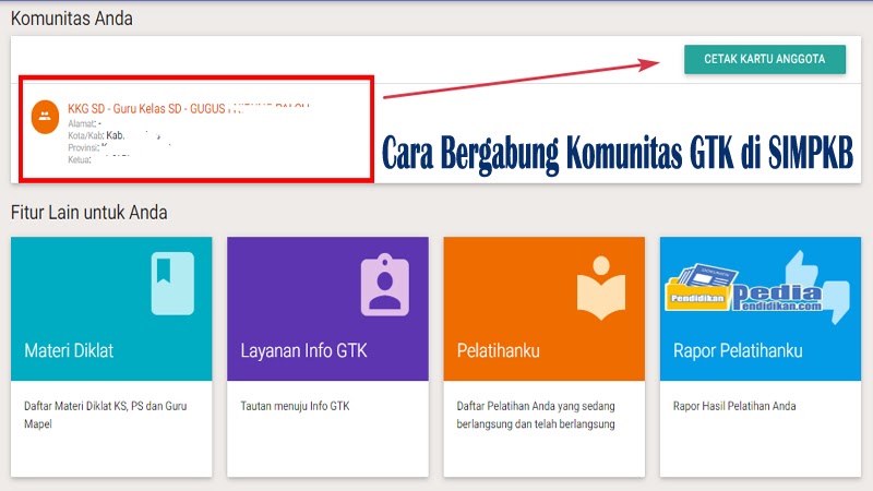 Cara Bergabung Di Komunitas Simpkb Gtk Pedia Pendidikan