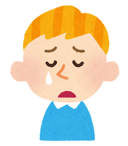 ç½äººã®ç·ã®åã®è¡¨æ
ã¤ã©ã¹ããæ³£ãé¡ã