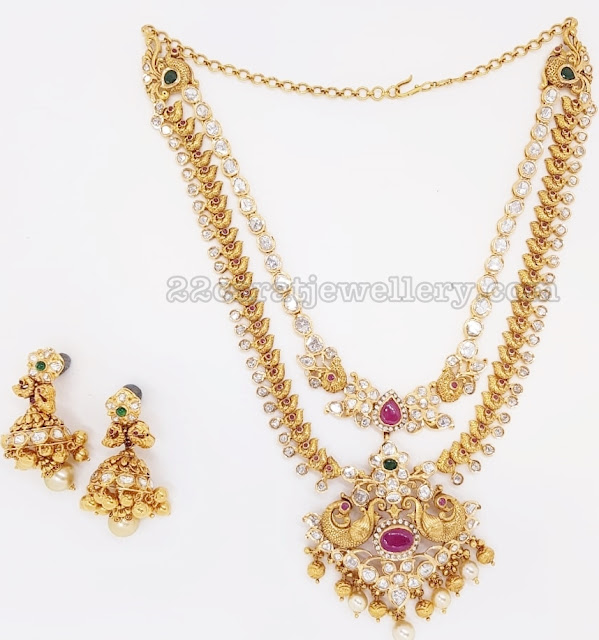 Traditional yet Trendy Necklace by Kothari Jewelry Jewellery Designs