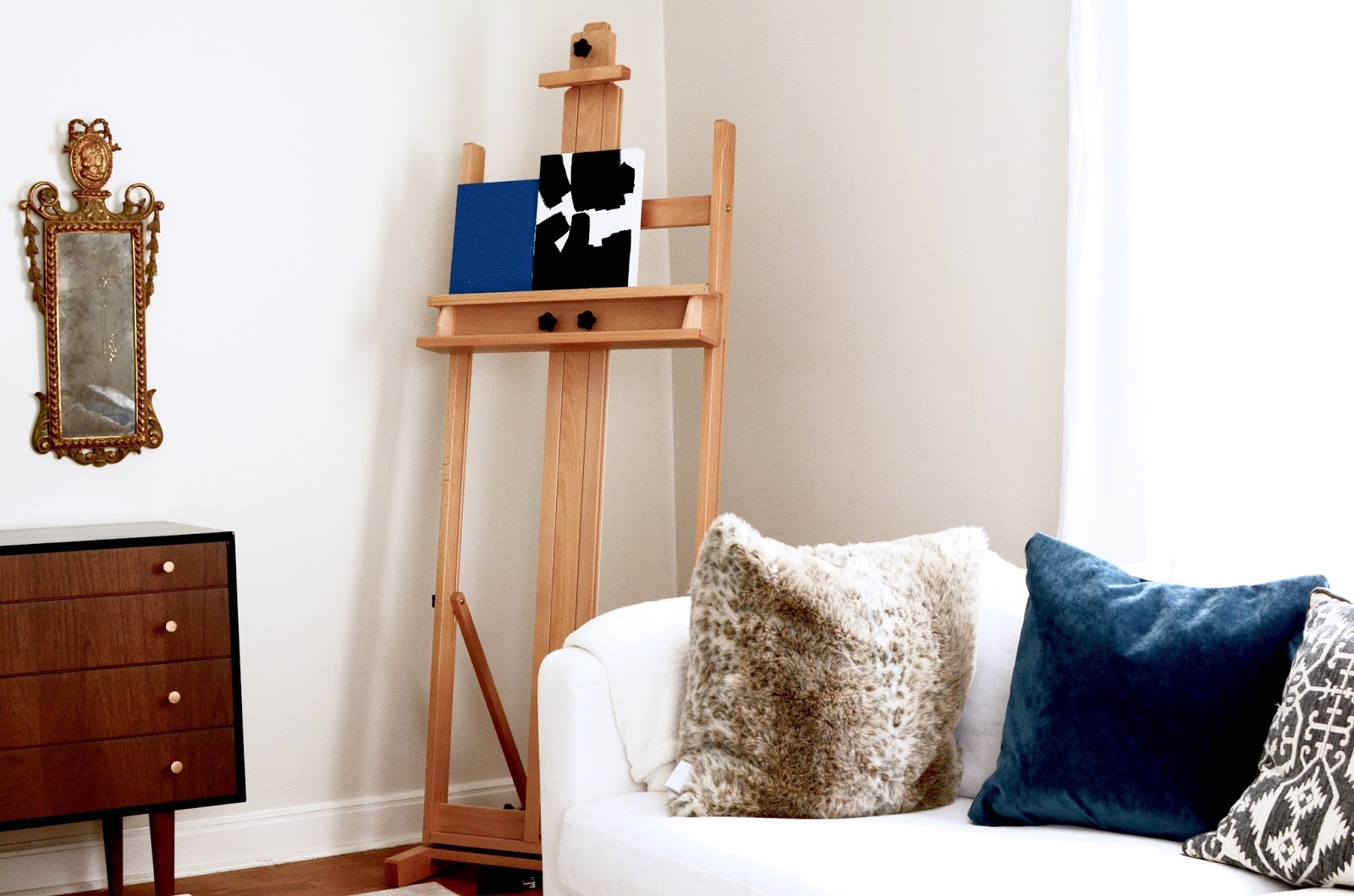 Blue Velvet in the Living Room By Grace