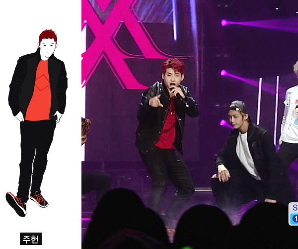 몬스타엑스 오늘 팬이 디자인 한 의상 입은 모습 | 인스티즈