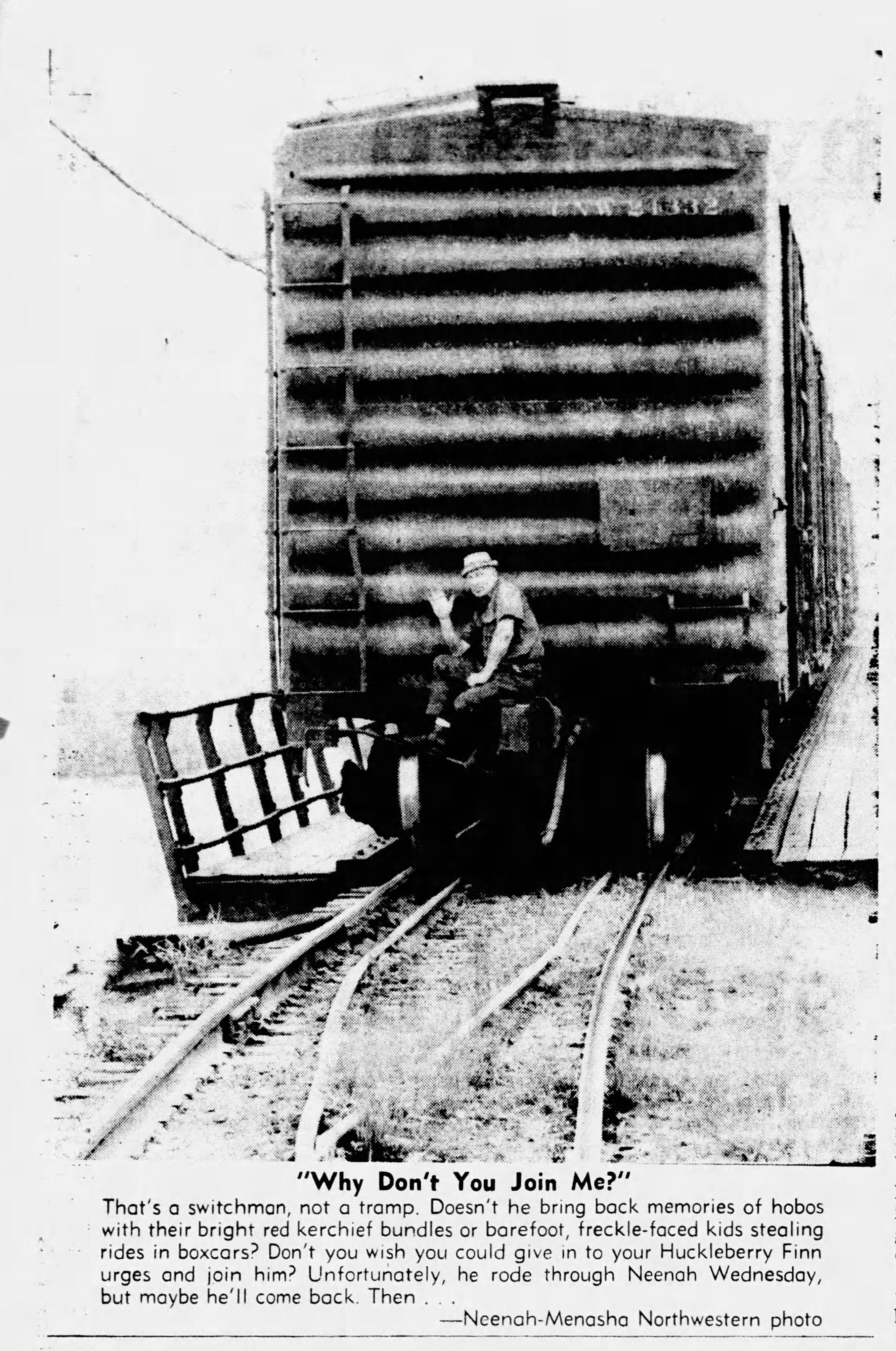 MENASHA Riding the Rails