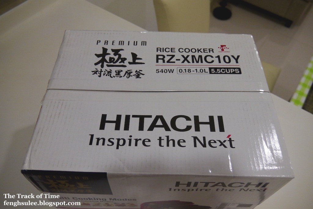 Hitachi Rice Cooker RZXMC10Y Black The Track of Time