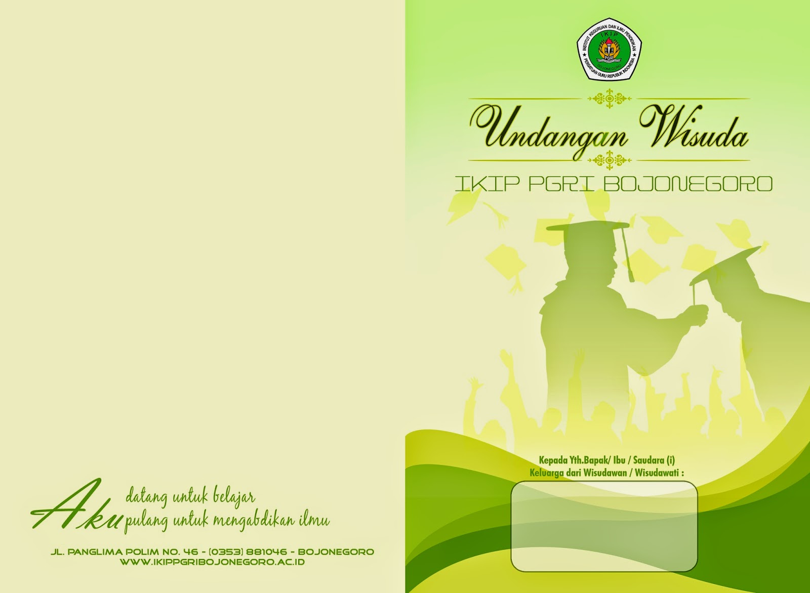 Template Undangan Wisuda